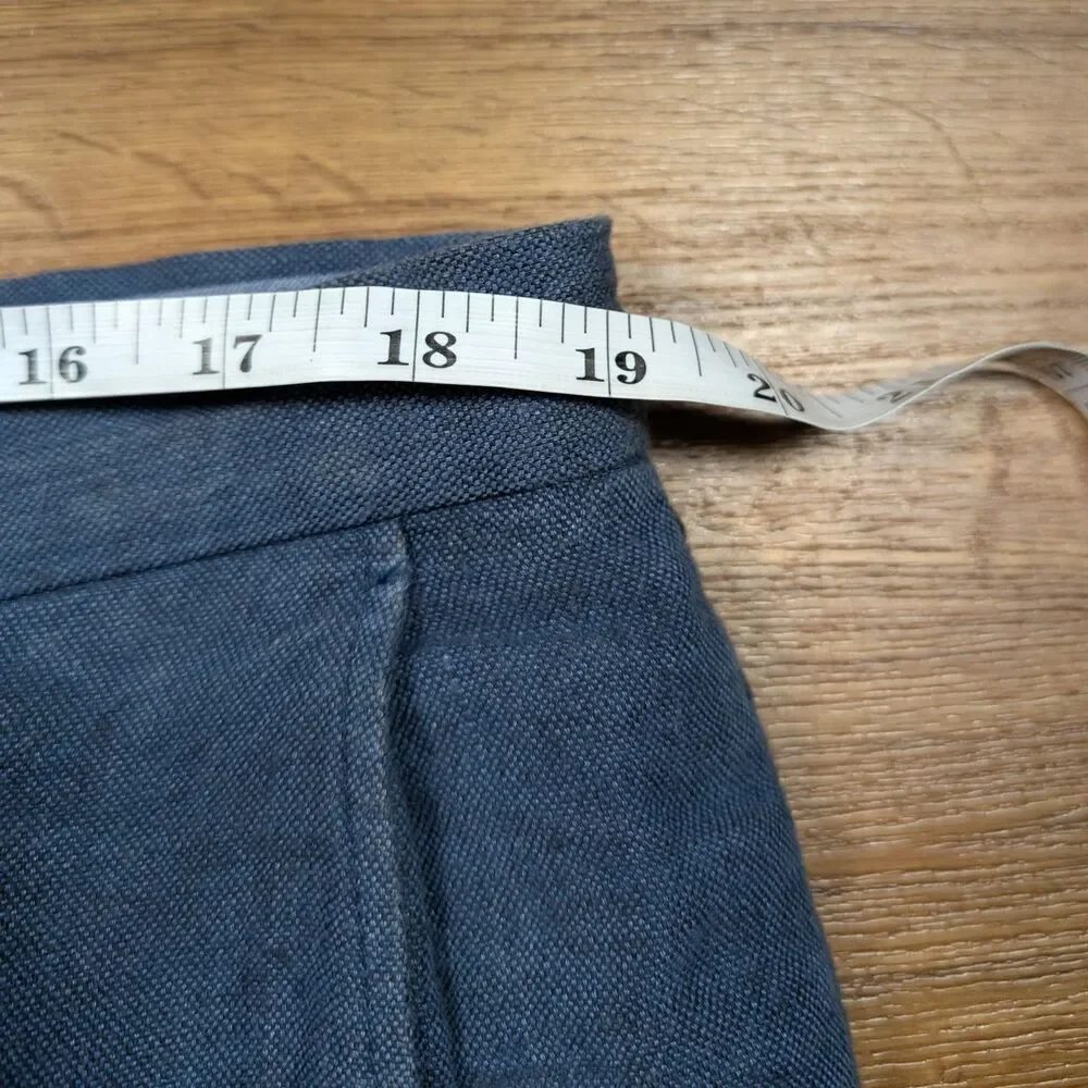 J.Crew Bowery Baird McNutt Irish Linen Pants Men's 36x32(31) Blue Preppy